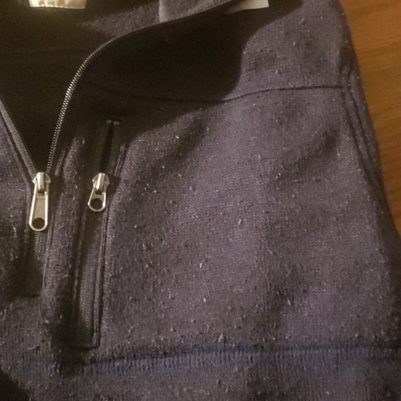 MERONA Navy Blue Quarter Zip Pullover Jacket - Picture 3 of 6